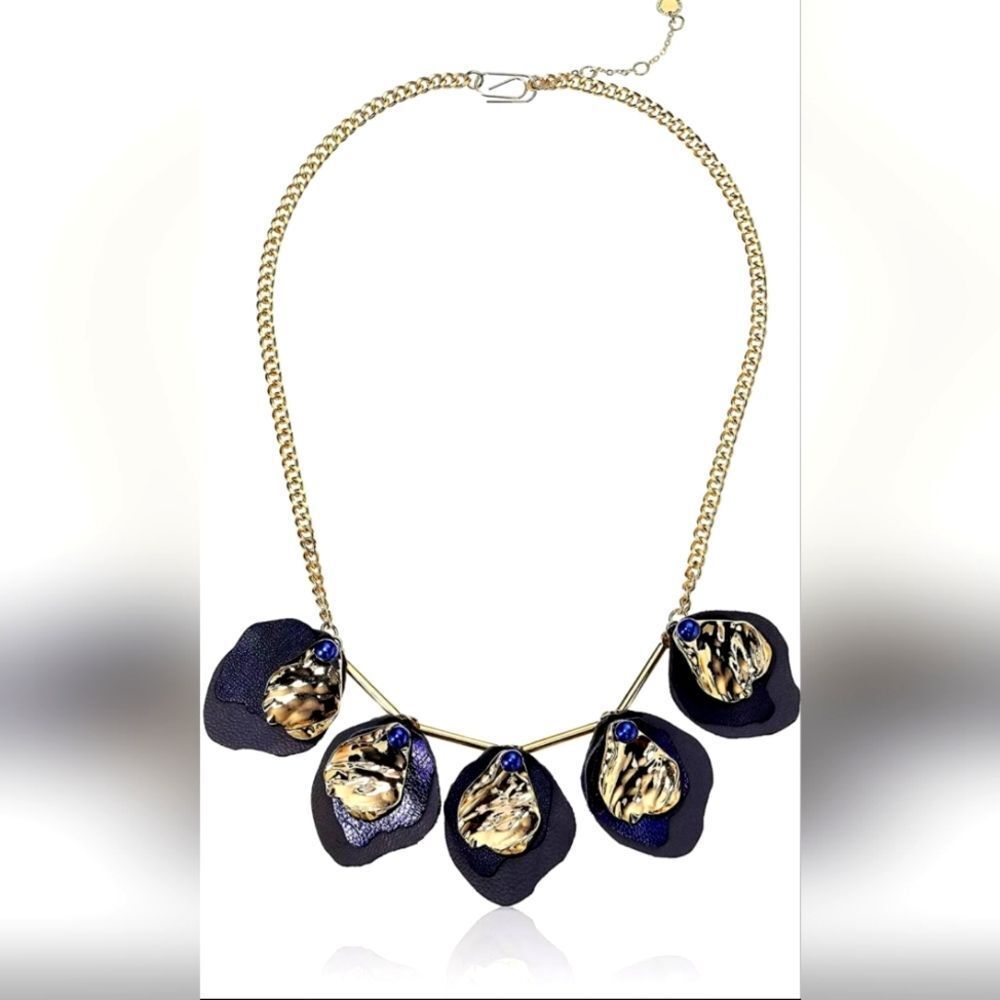 French Connection Petal Drop Collar Necklace 20" NWT